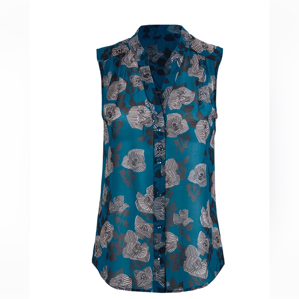 Cabi Engrave top- Sz L- Fall ‘21 collection